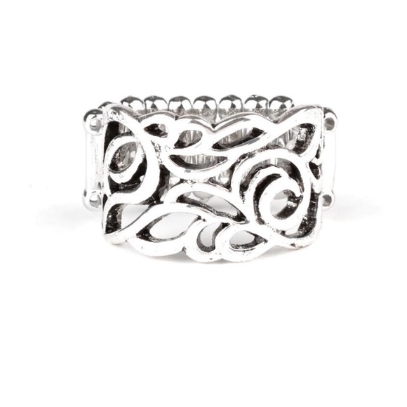 3/$15 🌟 🆕Paparazzi: Ivy Leaguer - Silver Ring - Picture 2 of 3